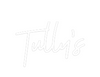 Custom neon sign Tully's