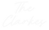 Custom neon sign The
Clarkes