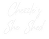 Custom neon sign Chezzle's
Sh...