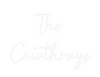 Custom neon sign The 
Cawthrays