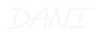 Custom neon sign DANI