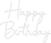 Custom neon sign Happy 
Birth...