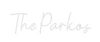 Custom neon sign The Parkos