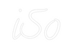 Custom neon sign iSo