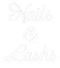 Custom neon sign Nails
&
Lashs