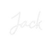 Custom neon sign Jack