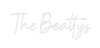 Custom neon sign The Beattys