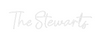 Custom neon sign The Stewarts