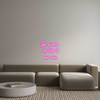 Custom neon sign Life is ours,...