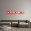 Custom neon sign the war room