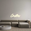 Custom neon sign Castles