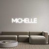 Custom neon sign MICHELLE