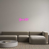 Custom neon sign Your text