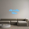 Custom neon sign Mr & Mrs 
  ...