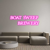 Custom neon sign Boat sweep 
...