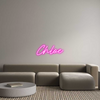 Custom neon sign Chloe