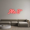 Custom neon sign Mr T