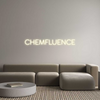 Custom neon sign CHEMFLUENCE