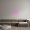 Custom neon sign Carchella