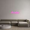 Custom neon sign Anneliese