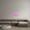 Custom neon sign  Miss Sammy