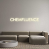 Custom neon sign CHEMFLUENCE