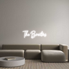 Custom neon sign The Brentons