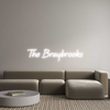 Custom neon sign The Braybrooks