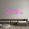 Custom neon sign Drink more Co...