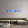 Custom neon sign MELODIENACHT