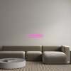 Custom neon sign The Glad Pad