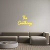 Custom neon sign The 
Cawthrays