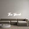 Custom neon sign The Yard