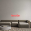 Custom neon sign Kev’s Bar