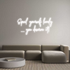 Custom neon sign Spoil yoursel...