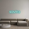 Custom neon sign savira
