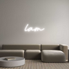Custom neon sign lam