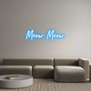 Custom neon sign Meow Meow
