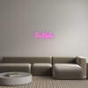 Custom neon sign The Steeles