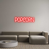 Custom neon sign POPCORN