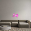 Custom neon sign Cunty