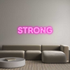 Custom neon sign STRONG