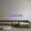 Custom neon sign CHARS CAVE