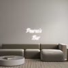 Custom neon sign Pearso’s 
  ...