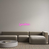 Custom neon sign Lychee Martini