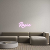 Custom neon sign Rosie