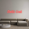 Custom neon sign Devil's Creek