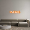 Custom neon sign Magnus