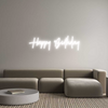 Custom neon sign Happy Birthday