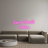Custom neon sign Jessica Miche...